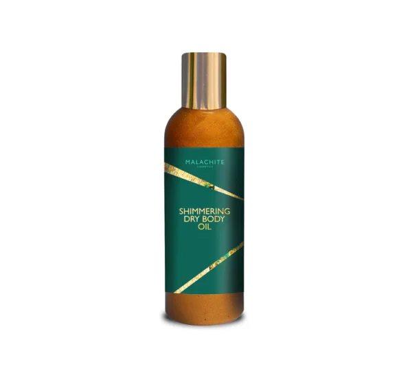 Kūno aliejus MALACHITE COSMETICS Shine Bright 200 ml.