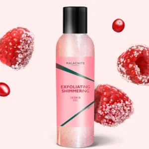 Šveičiamasis dušo gelis MALACHITE COSMETICS, 200 ml.