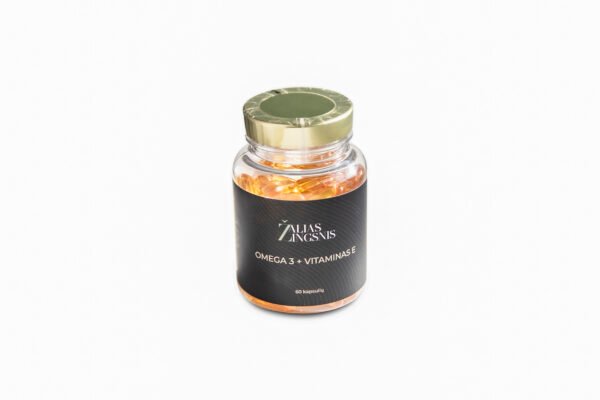 ,,Žalias žingsnis‘‘ omega 3 + vitaminas E