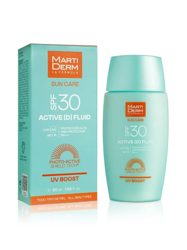 MARTIDERM fluidinis veido kremas nuo saulės SPF 30+, 50 ml