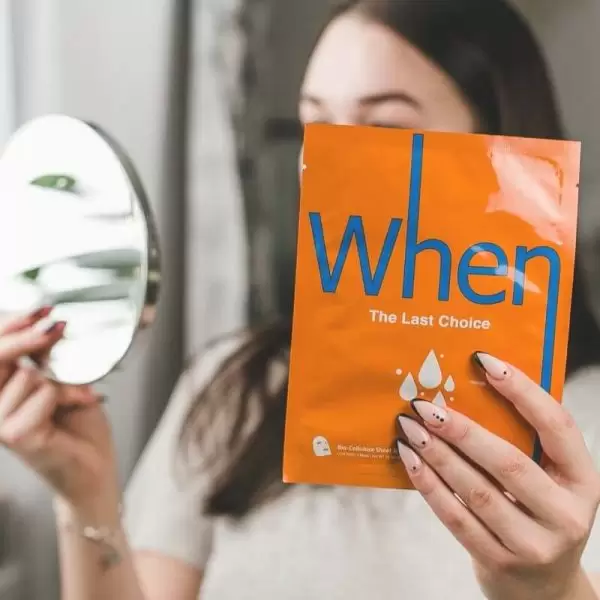 When® The Last Choice drėkinanti bioceliuliozinė lakštinė kaukė - Image 2