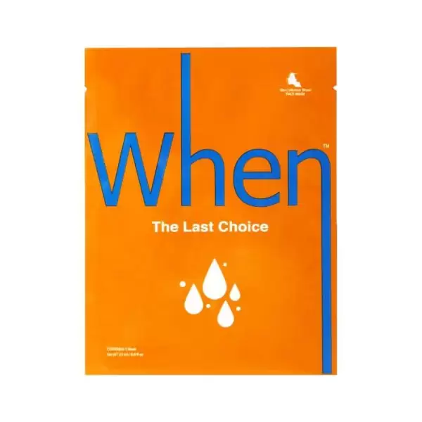 When® The Last Choice drėkinanti bioceliuliozinė lakštinė kaukė