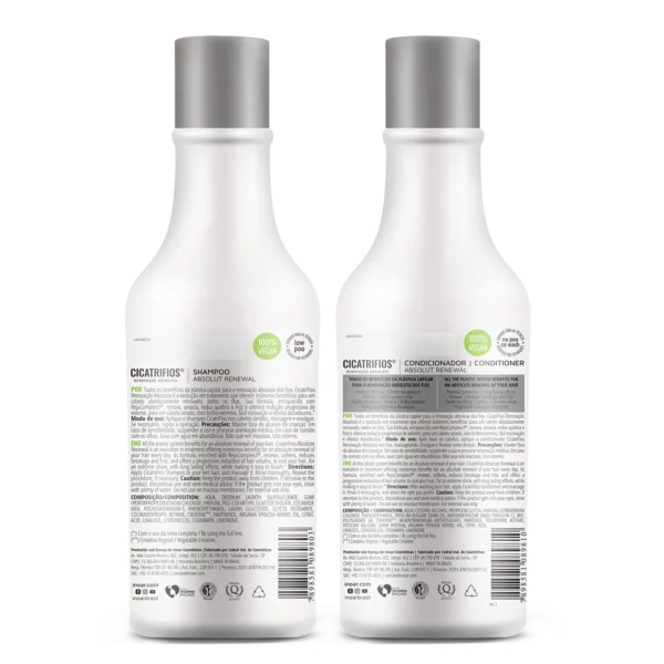 INOAR CicatriFios Duo Kit - plauko struktūrą atkuriantis priemonių rinkinys 2x250 ml - Image 2