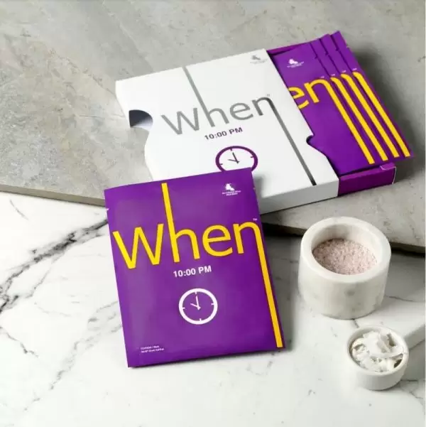 When® 10:00 PM priešraukšlinės bioceliuliozinės lakštinės kaukės, 4 vnt. - Image 2