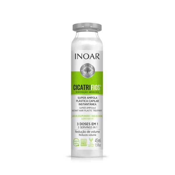 INOAR CicatriFios Super Ampola - plauko struktūrą atkurianti ampulė 45 ml