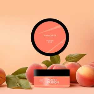 Persikų šveitiklis MALACHITE COSMETICS „Peach Passion Scrub“, 300 g