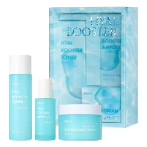 NACIFIC Hyaluron Booster Triple Kit veido ir kaklo odos priežiūros priemonių rinkinys