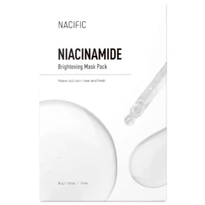 NACIFIC Niacinamide Brightening Mask šviesinanti lakštinė veido kaukė su niacinamidu, 30 g.